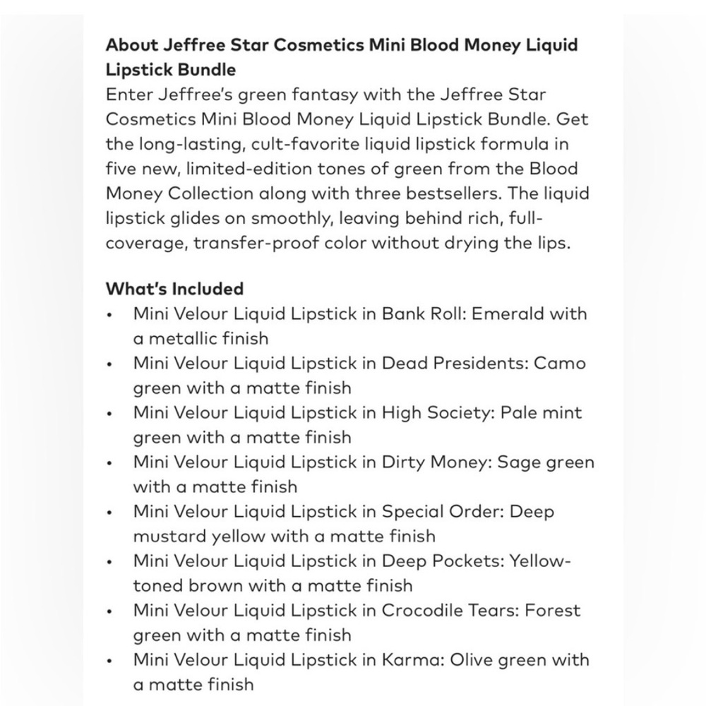 Jeffree Star Mini Money Honey Liquid Lipstick 💋 - Picture 7 of 8